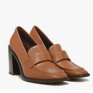 Franco Sarto Shoes Women's Size 12M Leather High Heels Penny Loafers